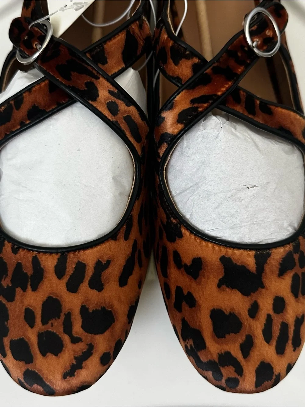 A New Day Women’s Leopard Print Mary Jane Flats Size 11